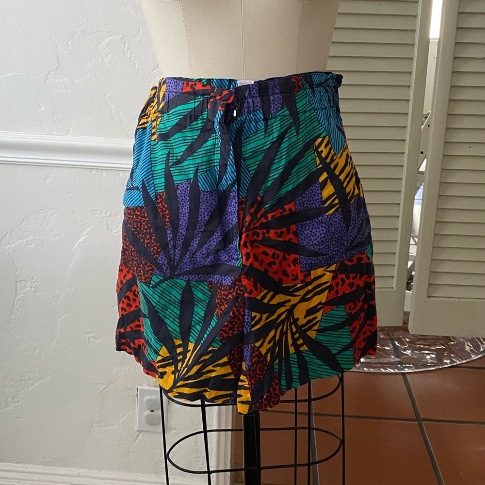 Vintage Ez Sport 90s Paperbag Mom Shorts, M